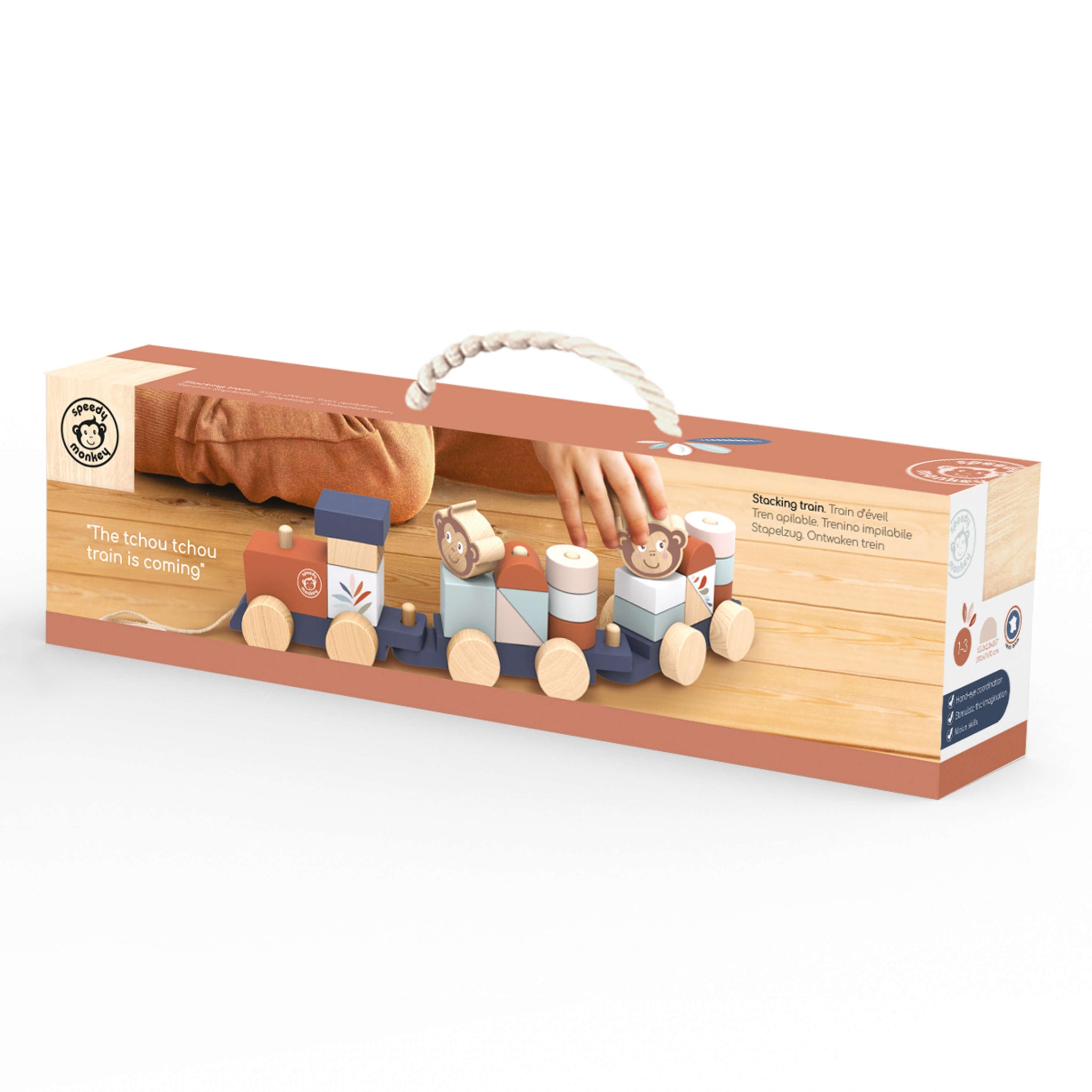 Toy Train Tren Apilable Stacking Train – Speedy Monkey Aus